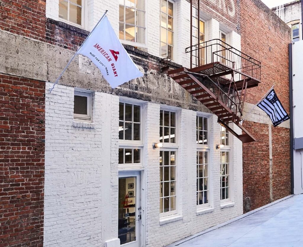 American Giant San Francisco sustainable menswear and womenswear