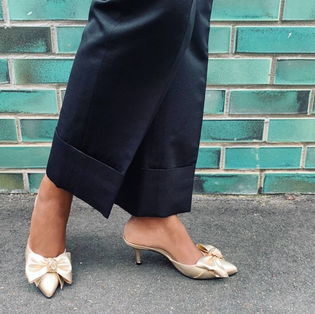 Beyond Skin vegan heels featured image heels with satin bows