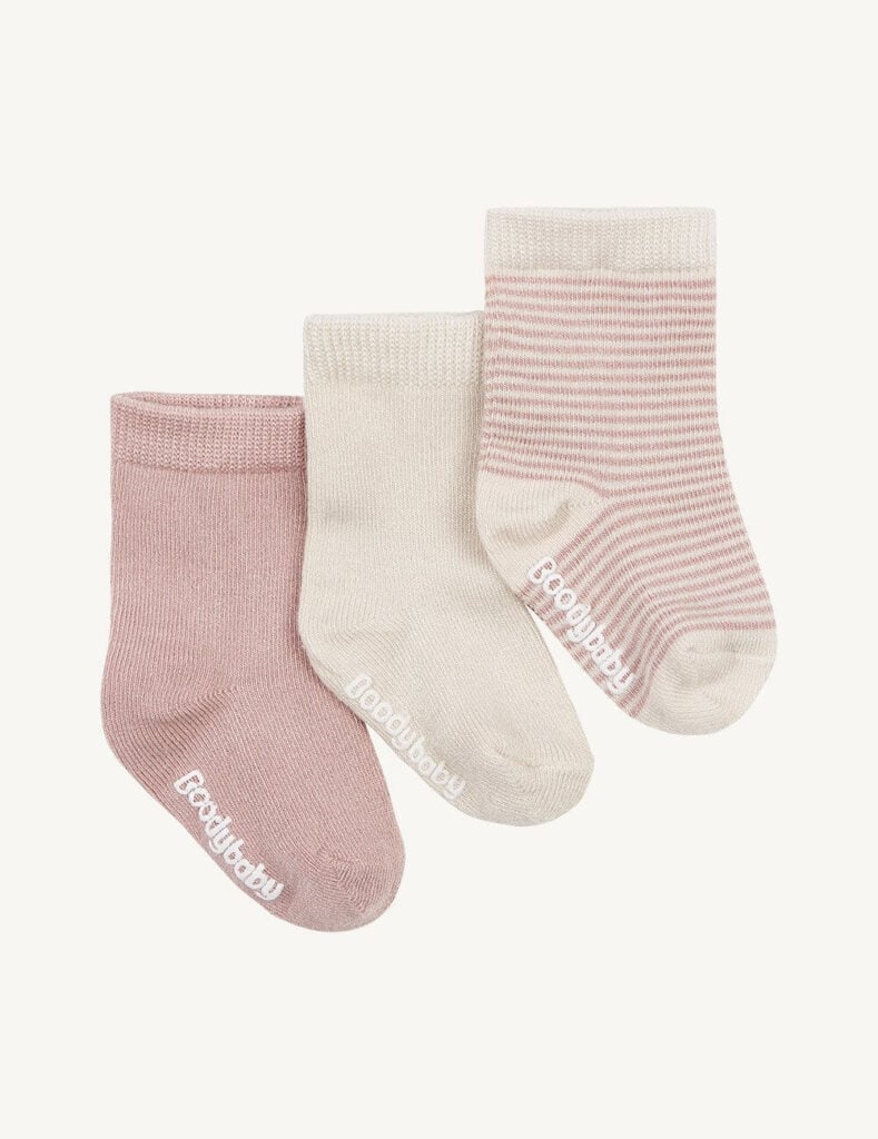 Boody pink organic baby socks
