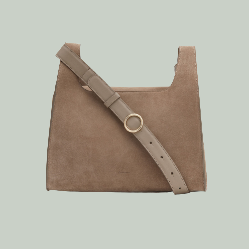 Cuyana sustainable leather handbag