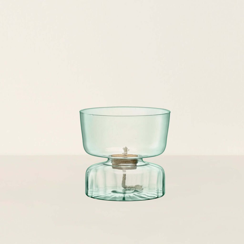 LSA International self watering plant pot made with recycled glass