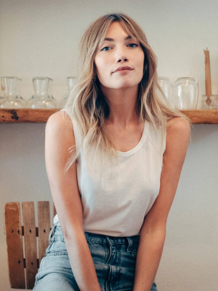 Graceful district organic tank tops made in the USA