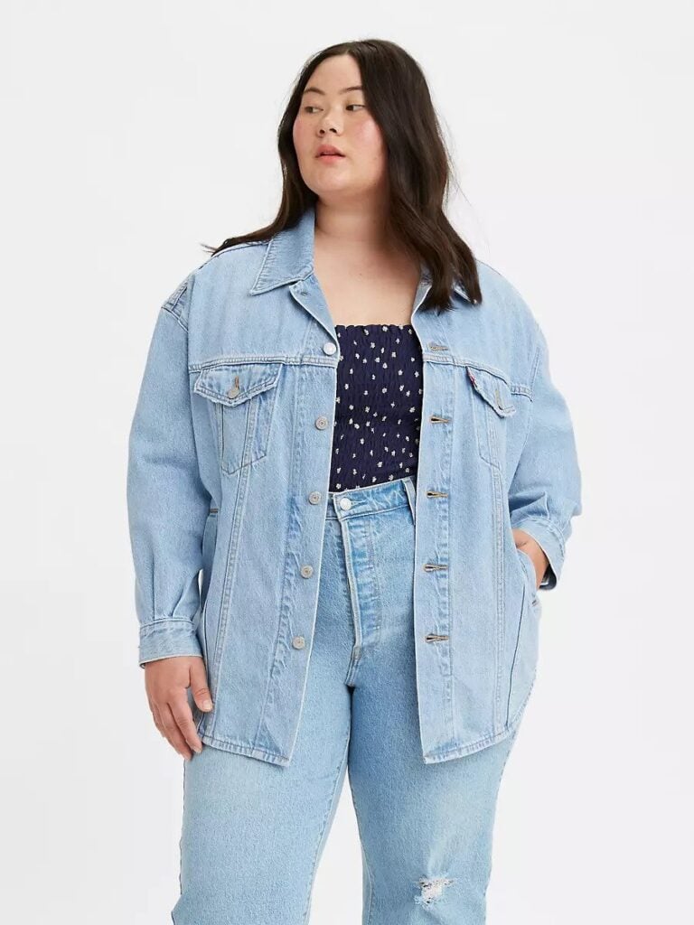 Levi's sustainable plus size denim