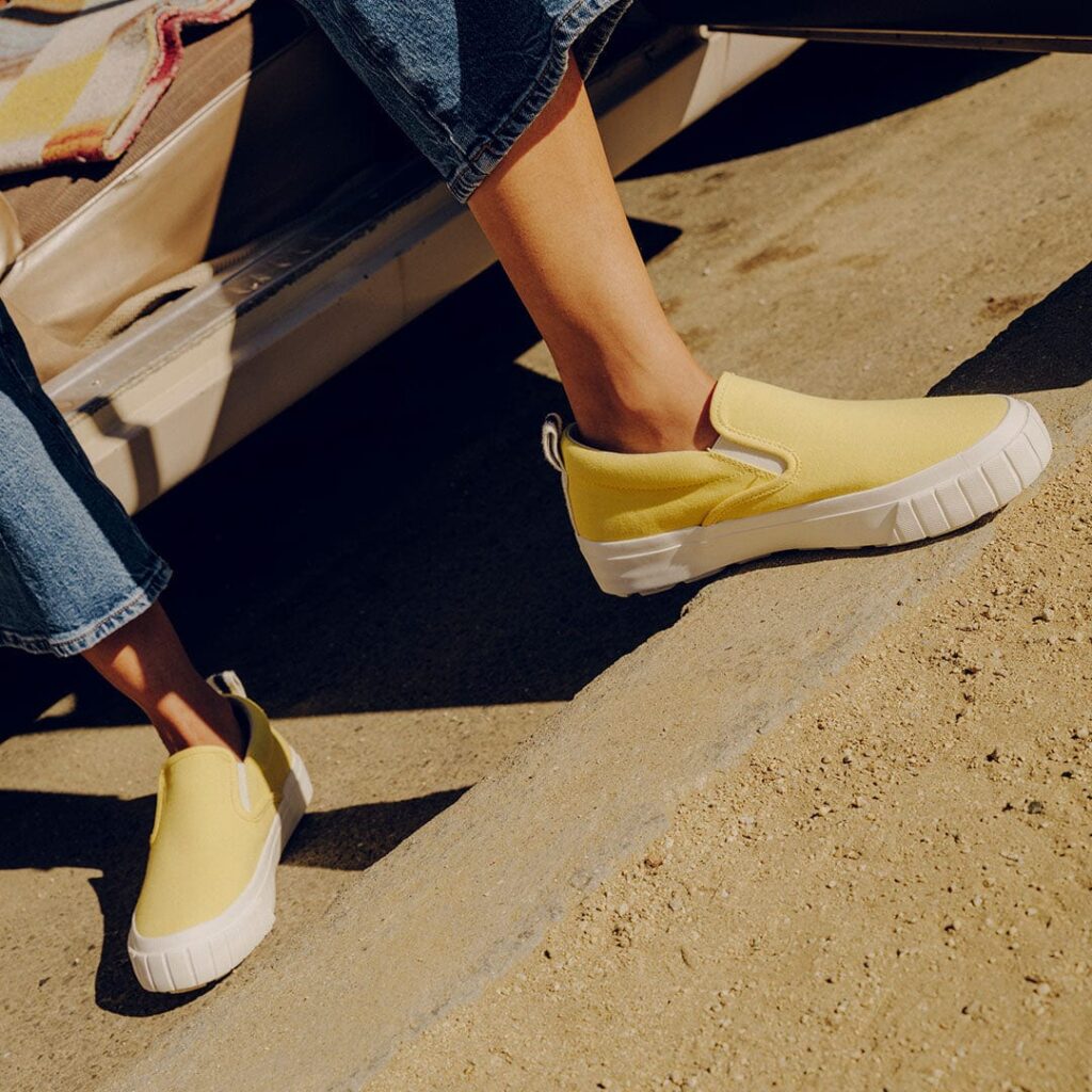 Seavees shoes made from recycled materials