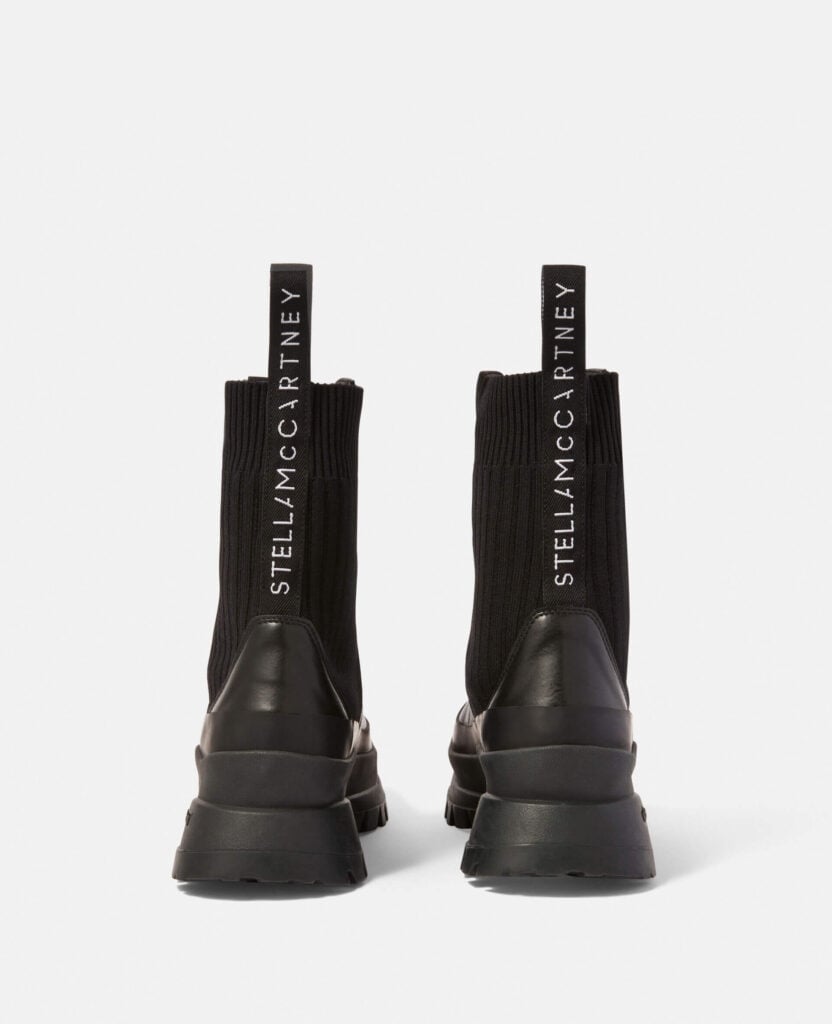 Stella McCartney sustainable vegan boots in black
