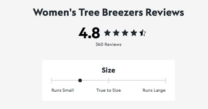 Allbirds vs rothys size comparison