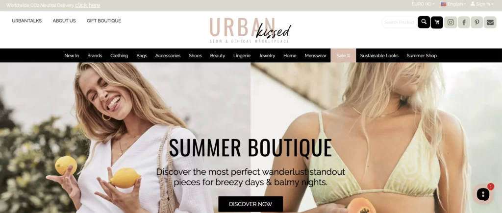 UrbanKissed sustainable alternatives to ASOS