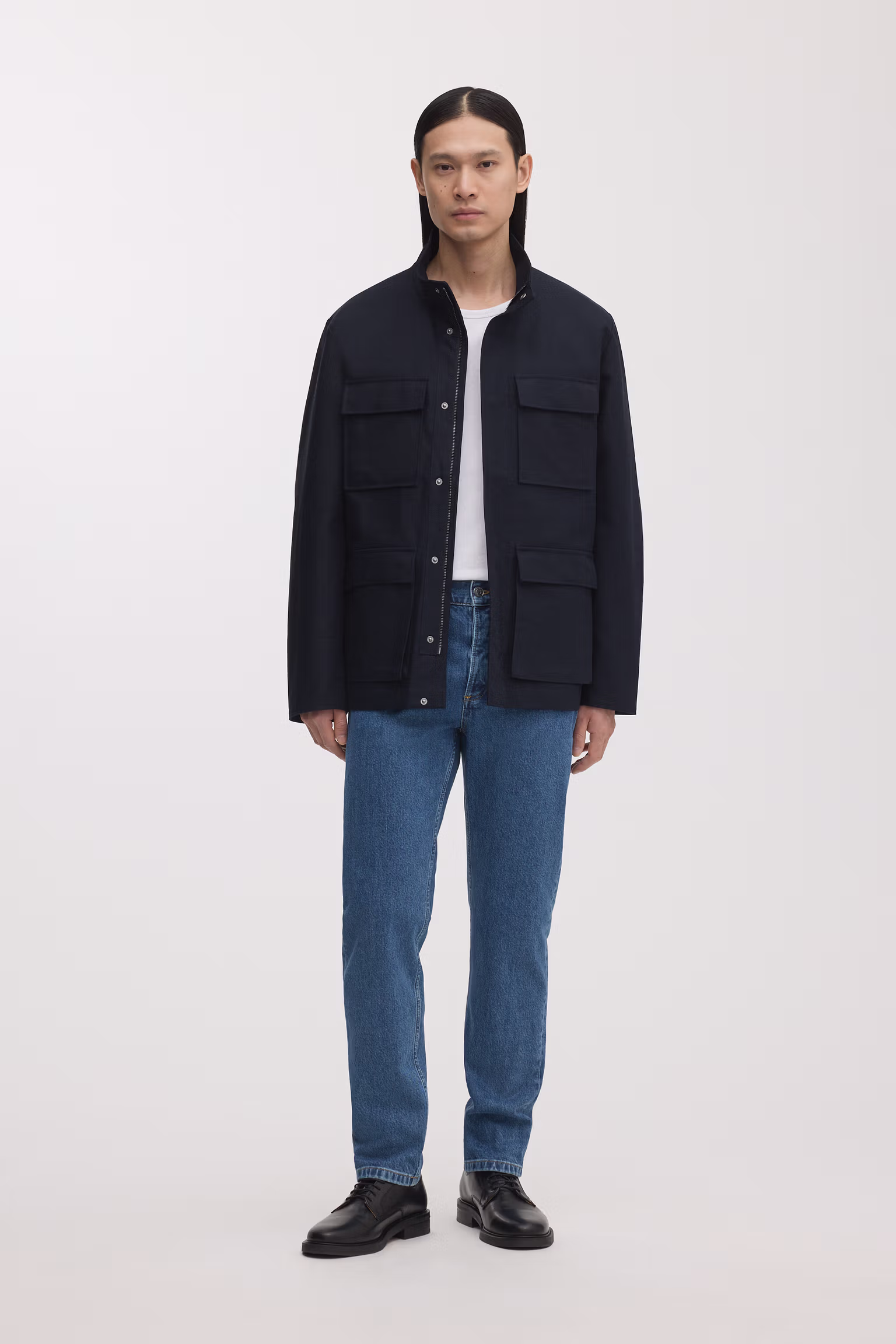 ASKET cashmere sweater business casual style