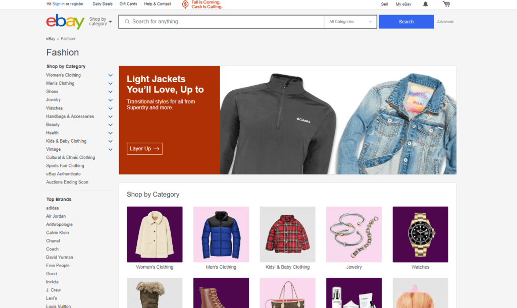 ebay online thrift store