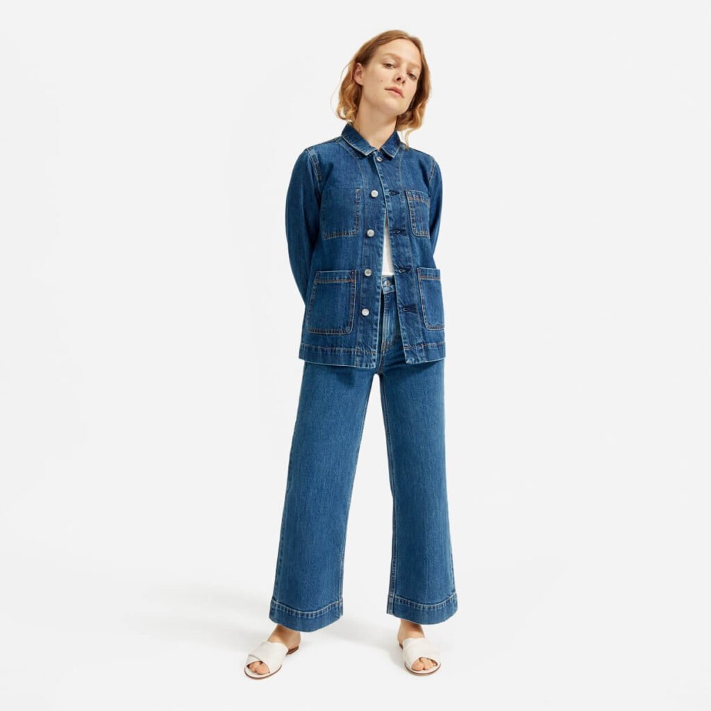 Everlane sustainable womenswear denim