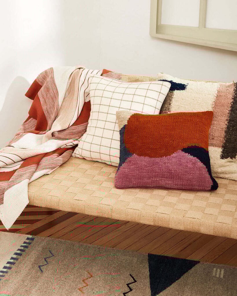 Made Trade Organic and natural throw pillows