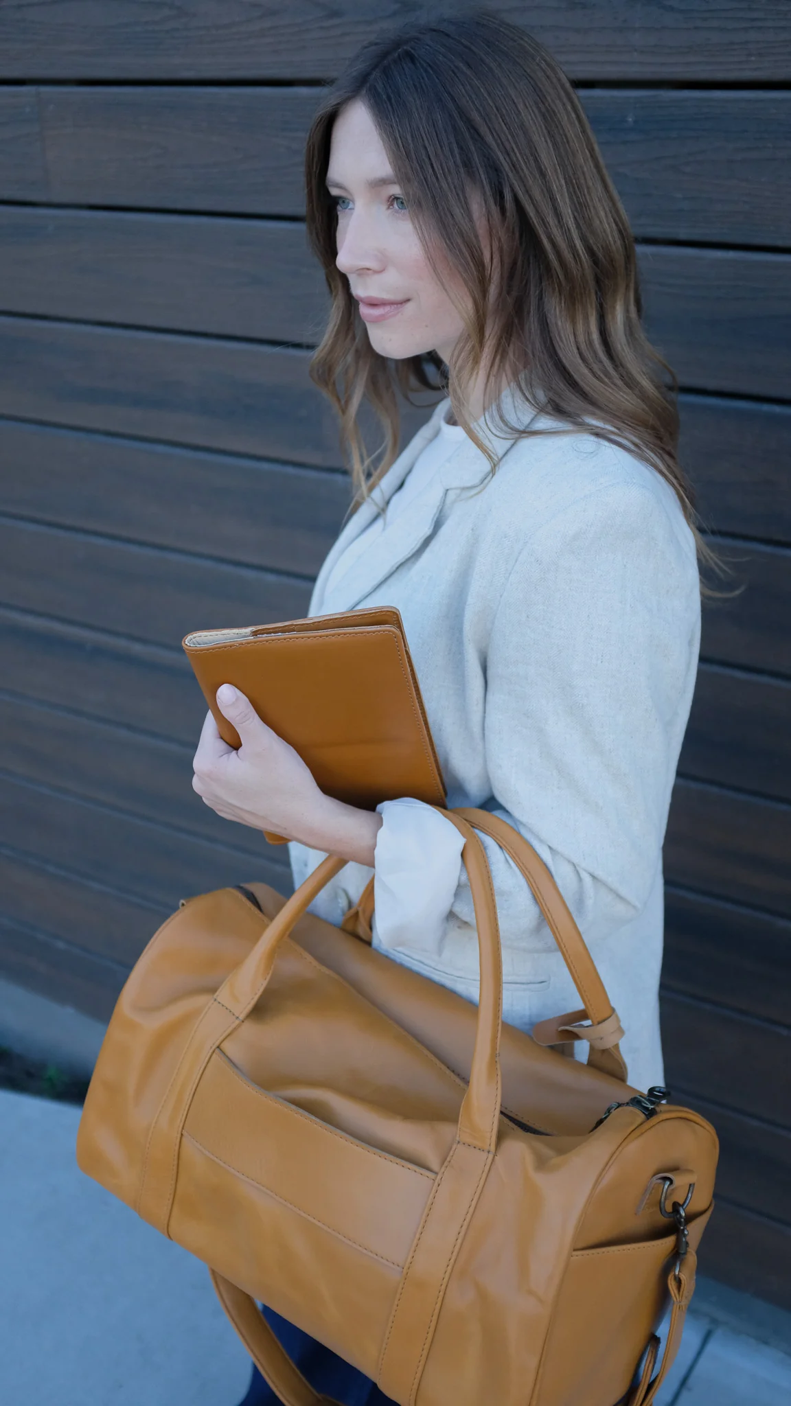 Parker Clay sustainable travel bag