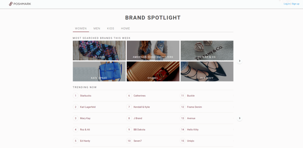 poshmark online thrift store