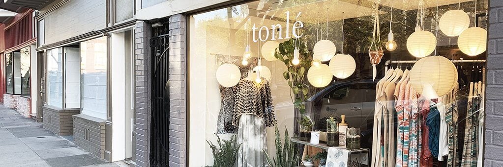 Tonlé San Francisco sustainable fashion storefront