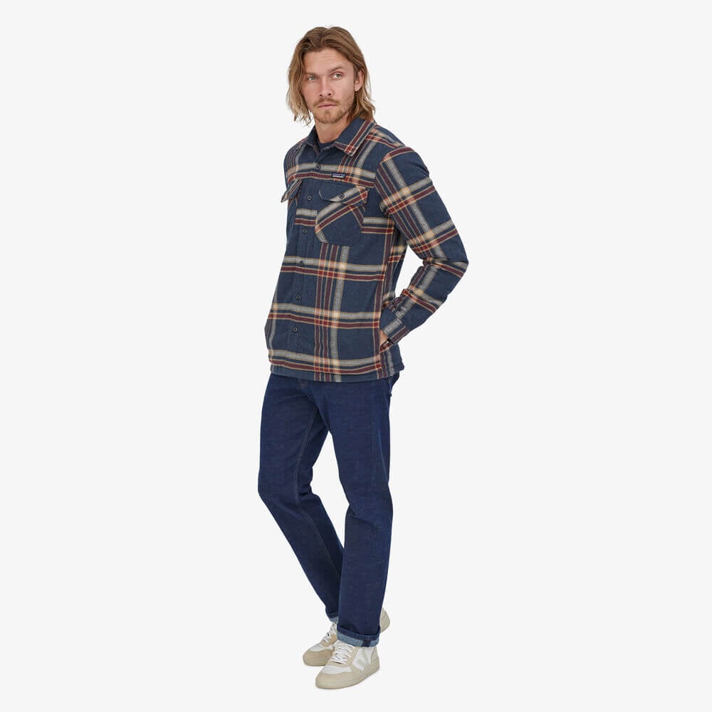 Patagonia flannel shirt and jeans